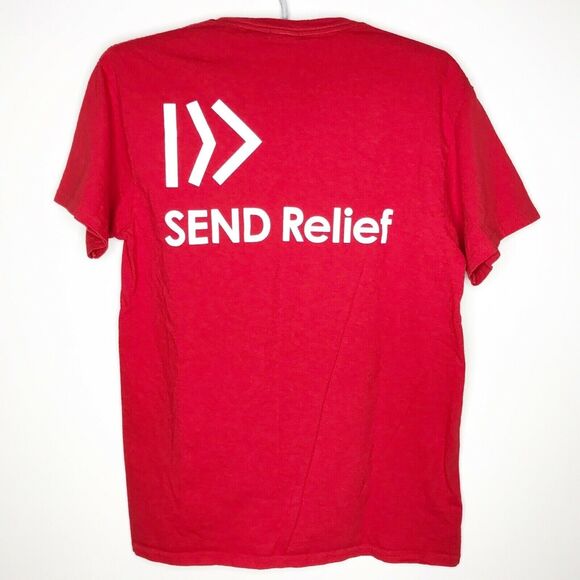 Samford University Basketball Red Out 2019 T-Shirt Shirt Size Medium M - Picture 2 of 5